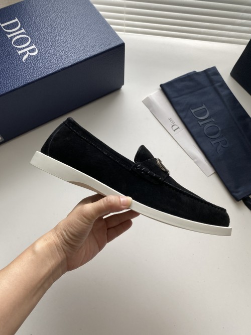 디올 스웨이드 로퍼 Dior Suede Loafers D26082130