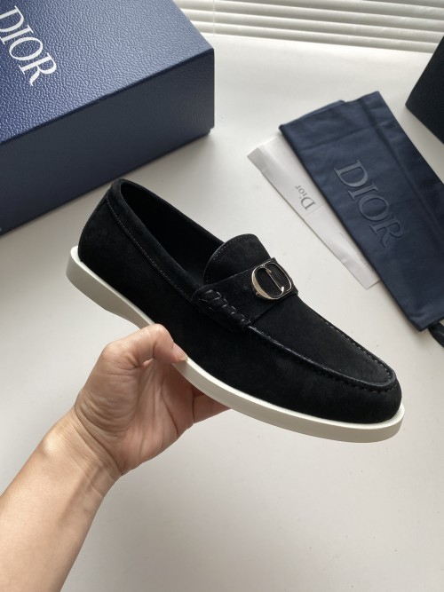 디올 스웨이드 로퍼 Dior Suede Loafers D26082130